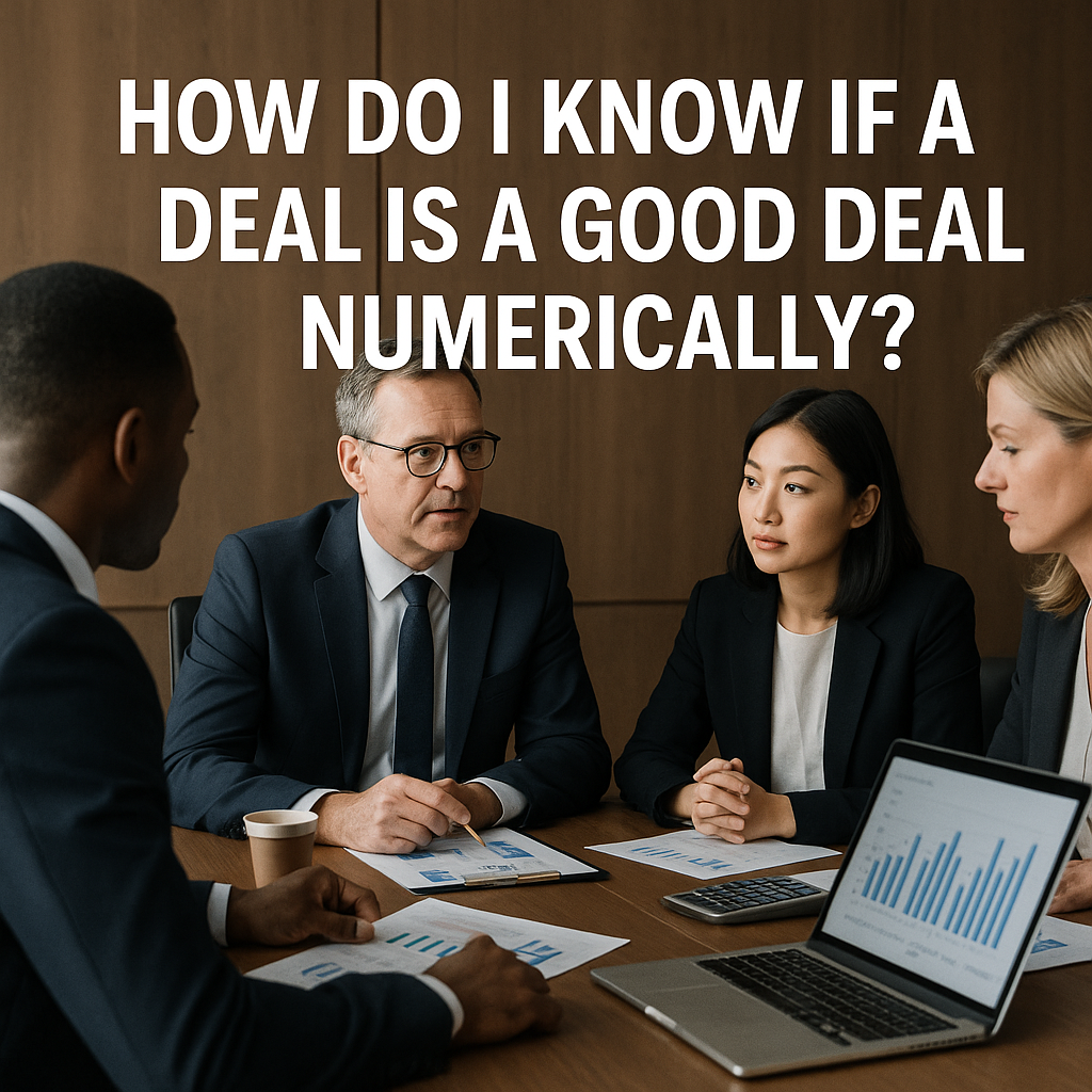 How to Know If a Deal Is a Good Deal: Acquisition Evaluation for Small ...
